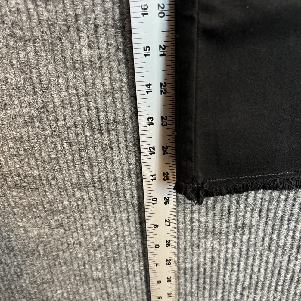 Belle by Kim Gravel Regular TripleLuxe Twill Mariner Crop Jeans Black Size 6 - Picture 9 of 13